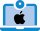 icon laptop apple